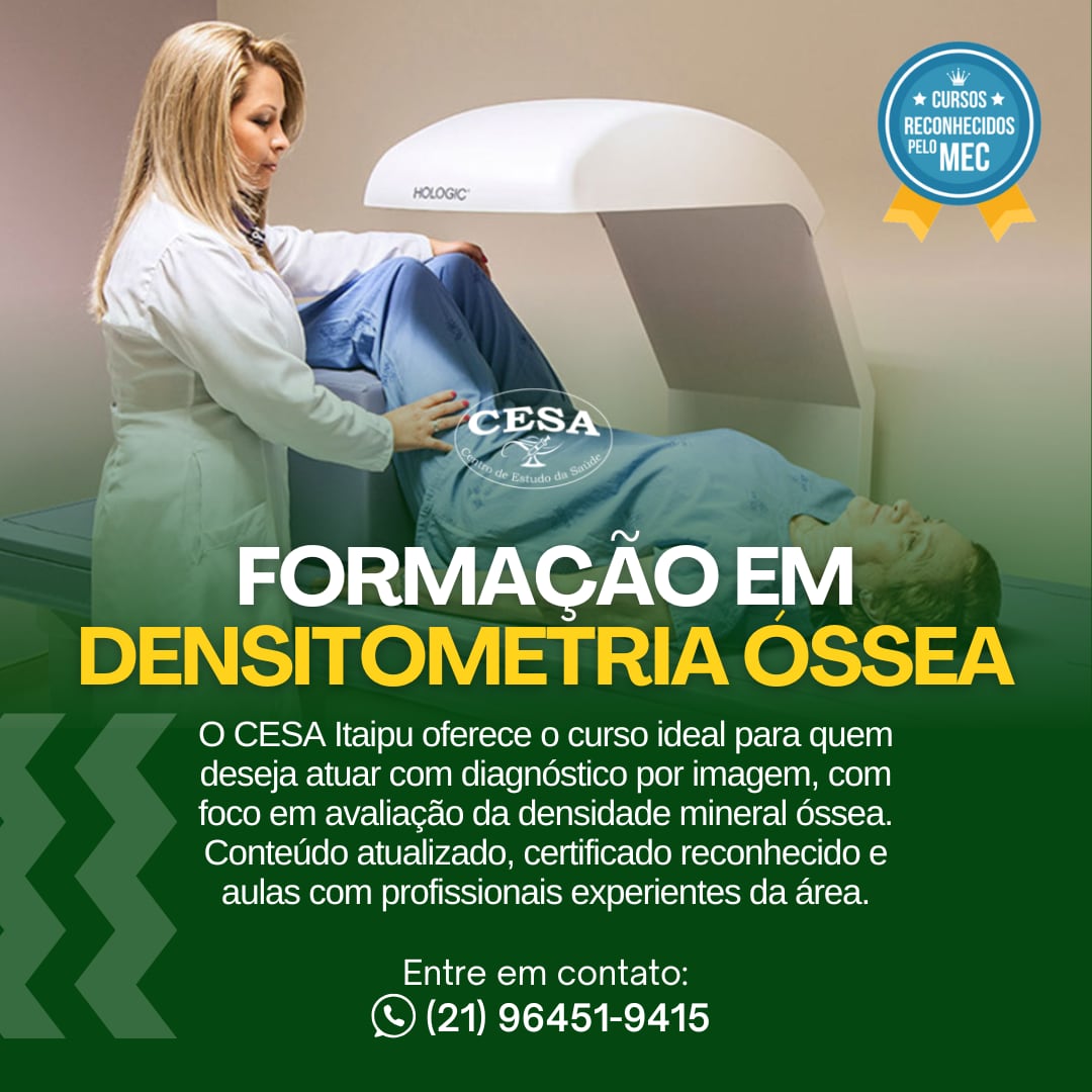 Formação em densitometria óssea do CESA Itaipu em Niterói