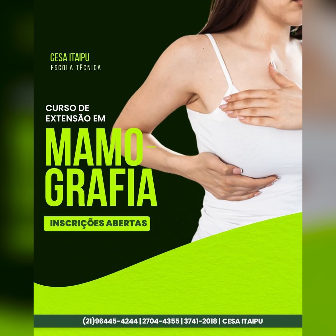 Curso de extensão em mamografia do CESA Itaipu em Niterói