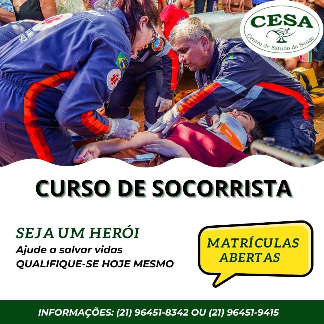Curso de socorrista do CESA Itaipu em Niterói